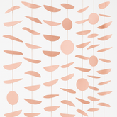 Rose Gold Circle String Backdrop Decoration